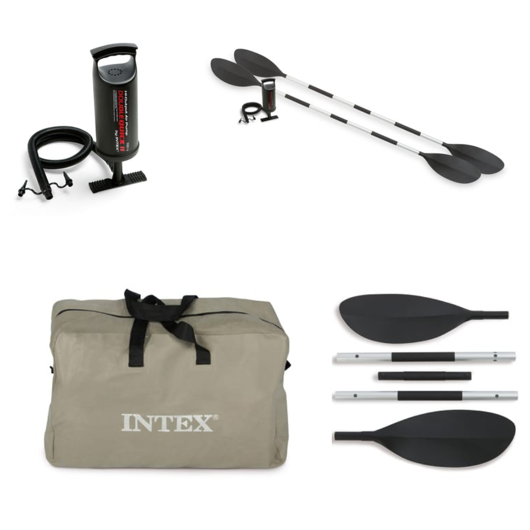 Intex Explorer K2 2-Person Inflatable Kayak – with Paddles & Pump