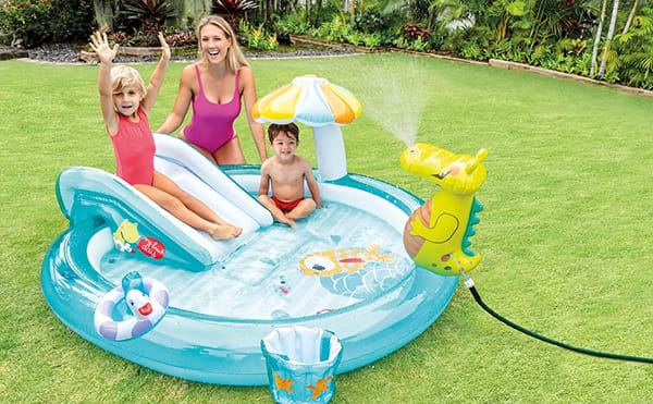 Intex Gator Inflatable Play Centre & Pool with Waterslide