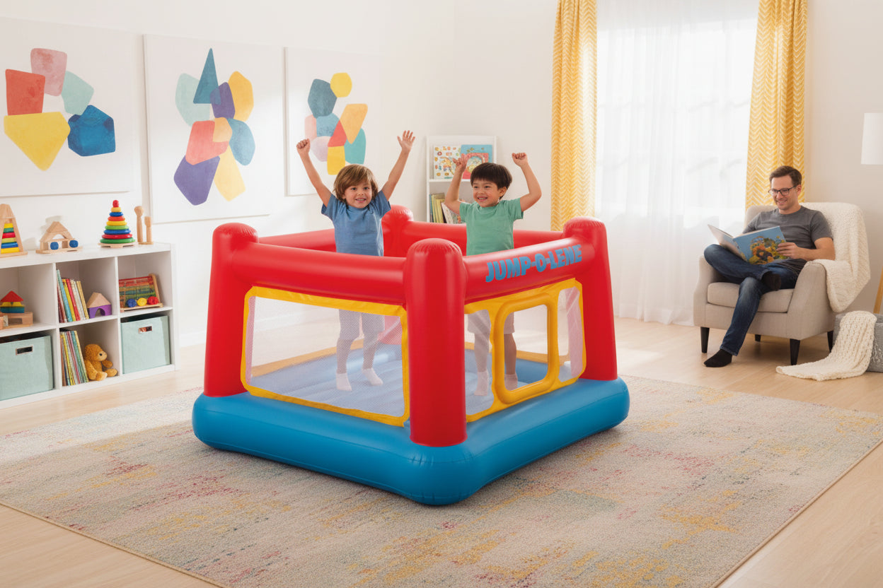 Intex Jump-O-Lene Inflatable Bouncer & Play House for Kids