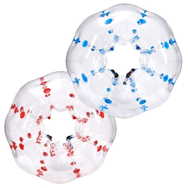 Inflatable Bumper Balls 2-Pack – 5ft Zorb Sumo Balls for Teens & Adults